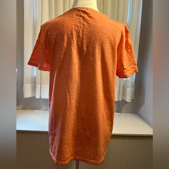 Chico’s Short Sleeve Peach Slub Knit Tee Shirt - Picture 2 of 3